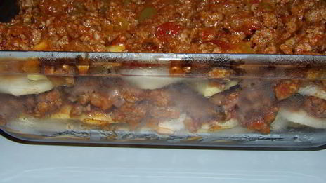 картофельная лазанья