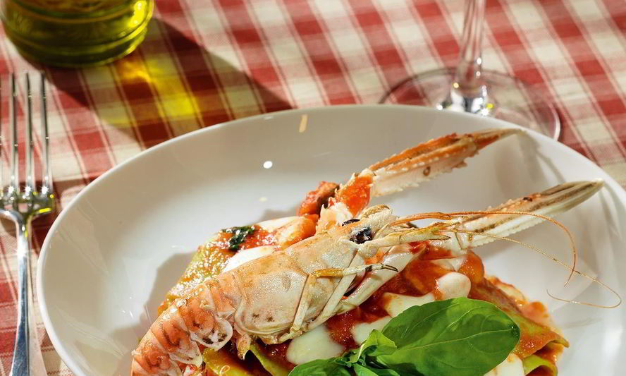 Рецепт лазанья frutti di mare со шпинатом