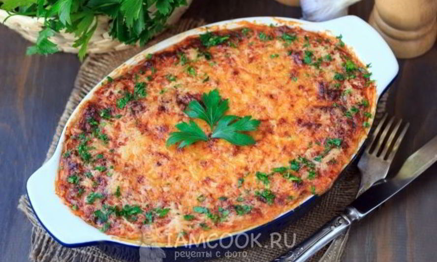 Рецепт лазанья из кабачков с фаршем