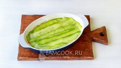 лазанья из кабачков с фаршем