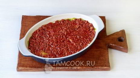 лазанья из кабачков с фаршем
