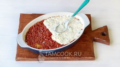 лазанья из кабачков с фаршем