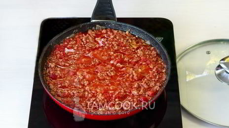 лазанья из кабачков с фаршем