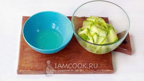 лазанья из кабачков с фаршем