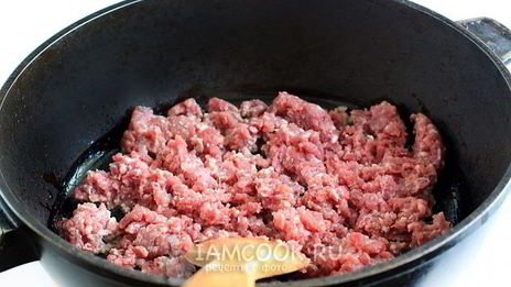 лазанья из лаваша с фаршем и сметанным соусом