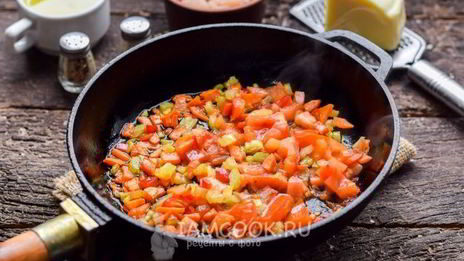 лазанья на сковороде