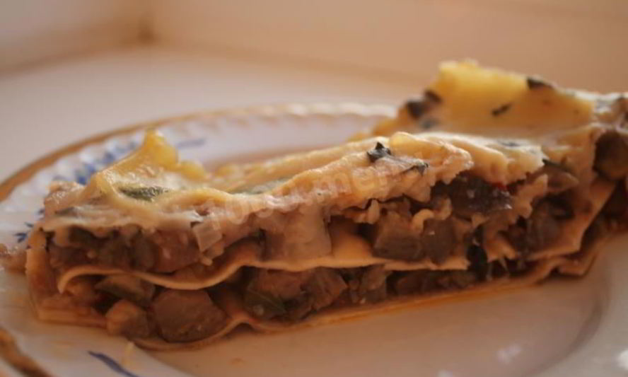 Рецепт лазанья постная