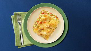 Лазанья с ароматом моря