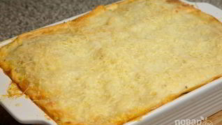 Лазанья с фаршем из готовых листов