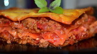 Лазанья с гламурным соусом