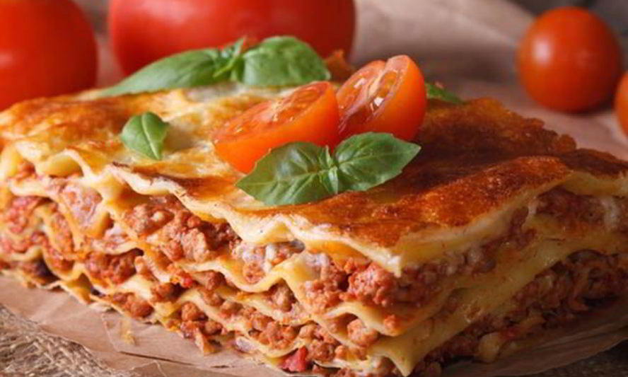 Рецепт лазанья с говяжьим фаршем и помидорами