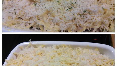 лазанья с карамелизированной тыквой