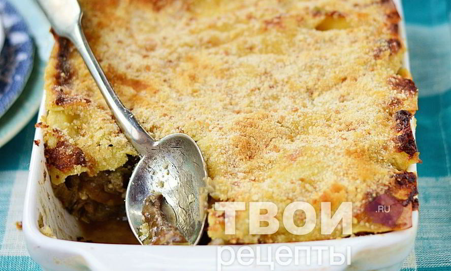 Рецепт лазанья с курицей и грибами