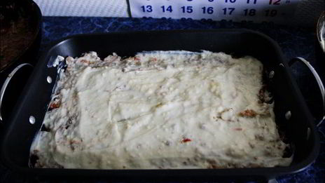 лазанья с лавашом