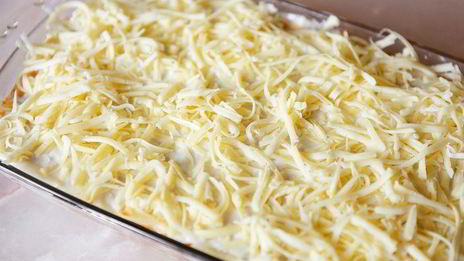 лазанья с мясом и грибами