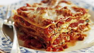 Лазанья с овощами с сыром