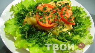 Лазанья с помидорами