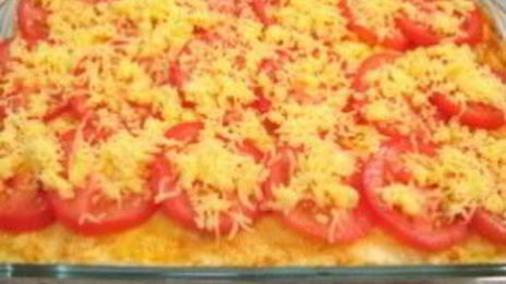 лазанья с сыром и ветчиной