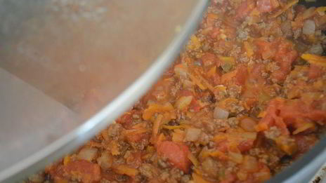 лазанья с телятиной и сыром джюгас