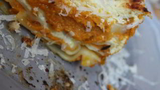 Лазанья с тыквой и рикоттой