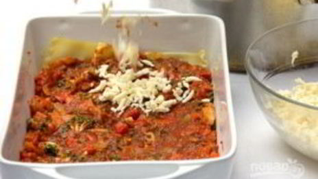 лазанья с запеченными овощами