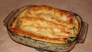 Лазанья со щавелем