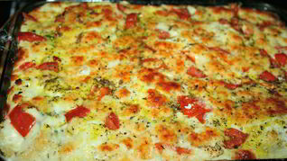 Лазанья со шпинатом на домашнем тесте