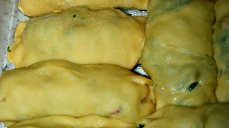 лазанья со шпинатом на домашнем тесте