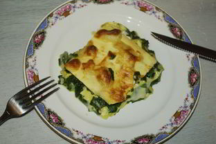 Лазанья со шпинатом