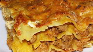 Лазанья со сметанным соусом