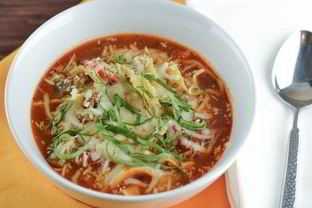 Лазанья-суп с мясным фаршем