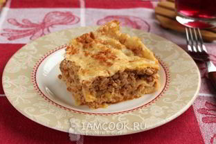 Лазанья в мультиварке