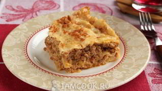 Лазанья в мультиварке