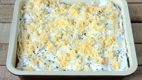 ленивая лазанья с грибами