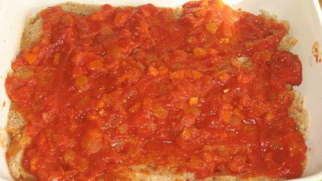 монастырская лазанья из хлеба