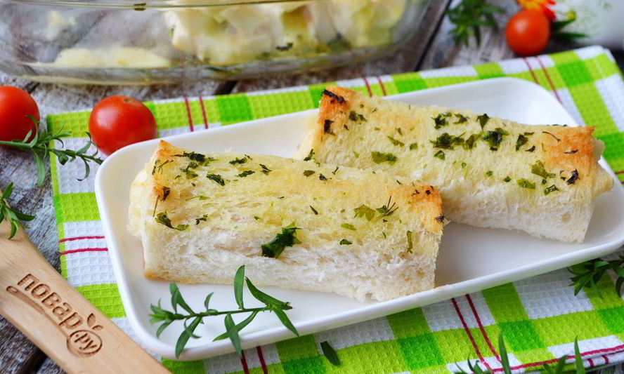 Рецепт рулет лазанья в чесночном хлебе