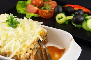 Сытная овощная лазанья