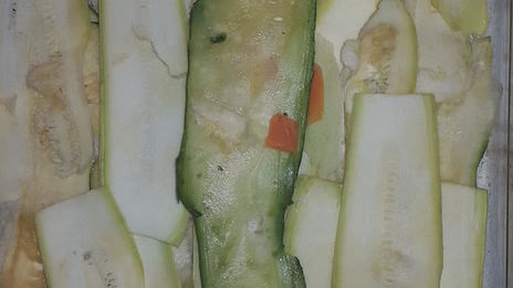 цуккинья с фаршем из кролика