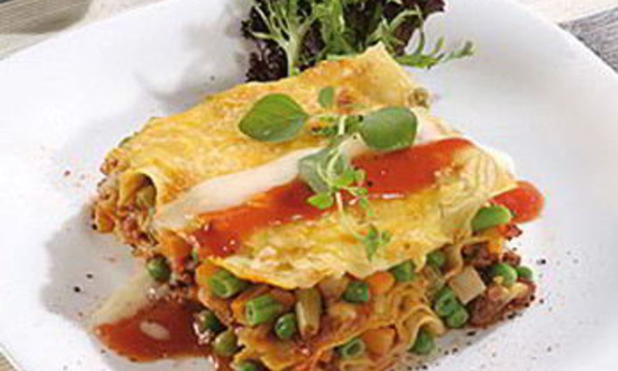 Рецепт весенняя лазанья