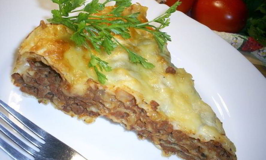 Рецепт вкусная и быстрая лазанья на лаваше