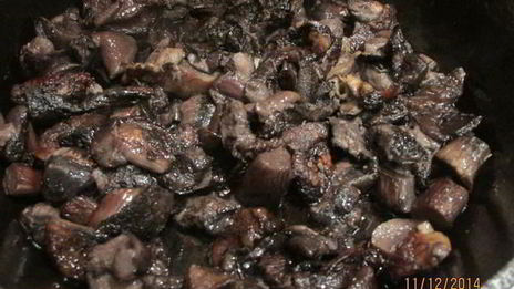 каннеллони с фаршем и грибами