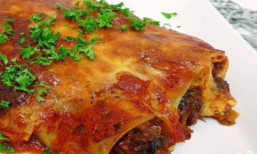 Рецепт каннеллони с грибами и фаршем