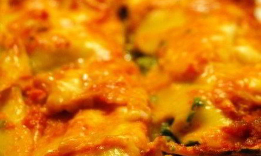 Рецепт каннеллони с креветками и шпинатом