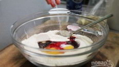 красные макароны