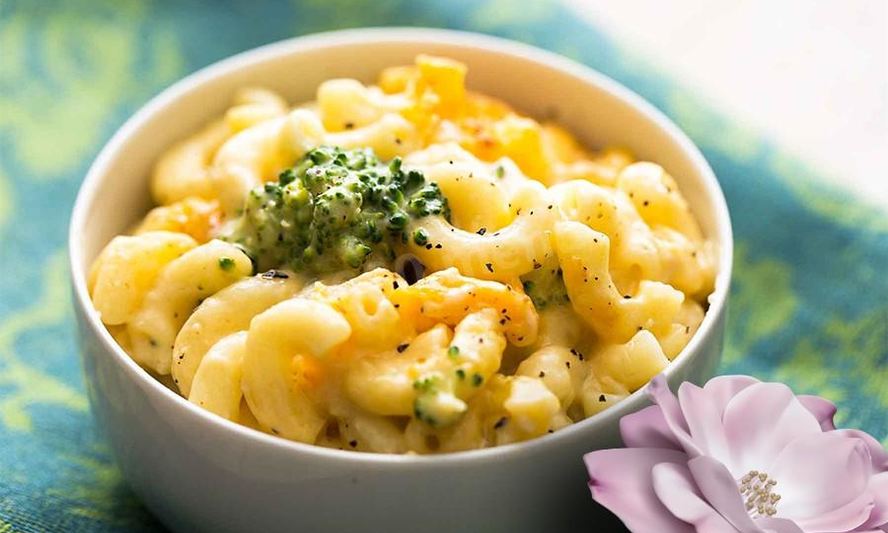 Рецепт макароны рожки с брокколи и сыром