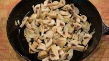 макароны с грибами в духовке