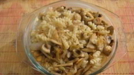 макароны с грибами в духовке