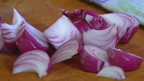 макароны с карамелизированным луком