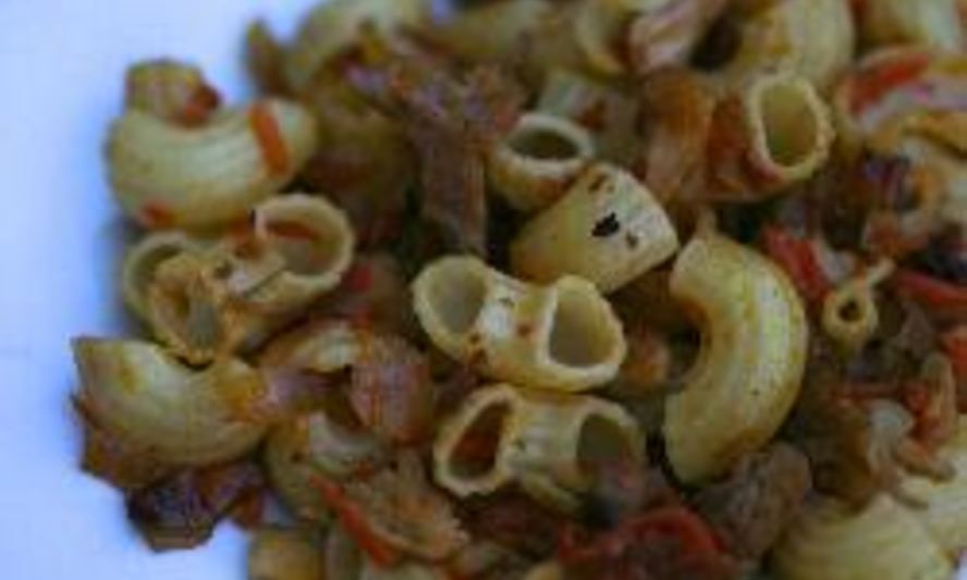 Рецепт макароны с курицей