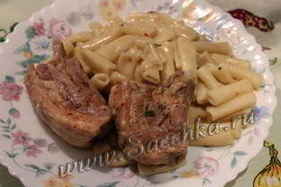 Макароны с мясом